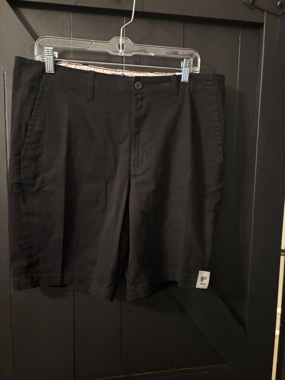 George Black Flat Front Men's Shorts